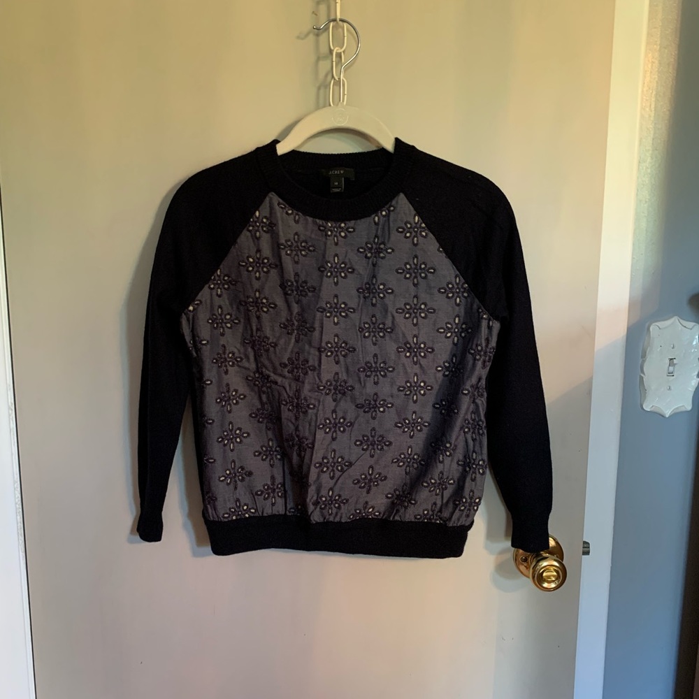 J Crew Navy sweater